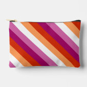 LGBTQ+ Lesbische Vlag Stripes Pride - Etui (Voorkant)