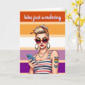 LGBTQ Lesbische Vriendschap | Wat is er? Kaart (Gele Bloem)