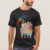 LGBTQ LGBT Rainbow Biseual 60e verjaardag T-shirt (Voorkant)