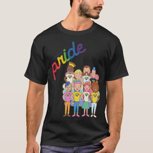 LGBTQ LGBT Rainbow Biseual 60e verjaardag T-shirt (Voorkant)