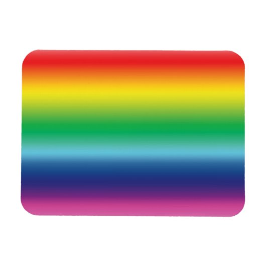 lgbtq lgbt regenboogkleur magneet (Horizontaal)