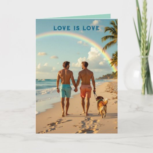 Lgbtq-liefde is liefde dank je kaart (Voorkant)