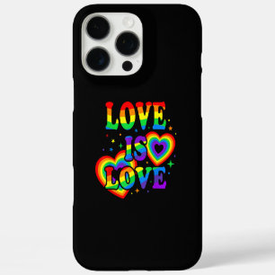 LGBTQ Liefde is Liefde Gay Pride LGBT Regenboogvla iPhone 16 Pro Max Hoesje