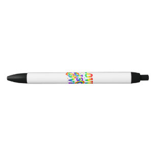 LGBTQ Liefde is Liefde Gay Pride LGBT Regenboogvla Zwarte Inkt Pen