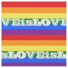 LGBTQ LIEFDE is LIEFDE Regenboog Stof