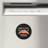 LGBTQ - Liefde is liefde - Trots Magneet (Insitu (Vaatwasser))