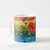LGBTQ-liefde Koffiemok (Voorkant links)