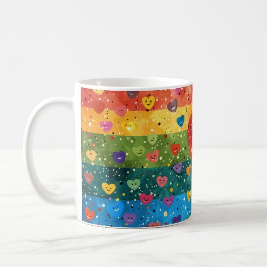 LGBTQ-liefde Koffiemok (Links)