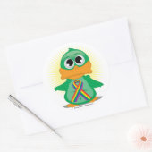LGBTQ-linteend Ronde Sticker (Envelop)