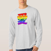 LGBTQ LOVE in Kanji en Chinese Love is Love Pride T-shirt (Voorkant)