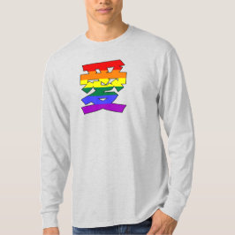LGBTQ LOVE in Kanji en Chinese Love is Love Pride T-shirt