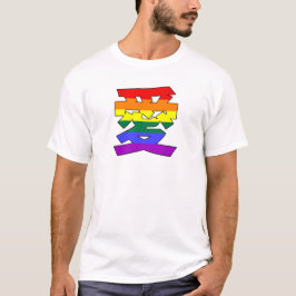 LGBTQ LOVE in Kanji en Chinese Love is Love Pride T-shirt