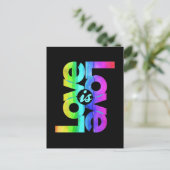 LGBTQ Love is Love Briefkaart (Staand voorkant)