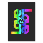 LGBTQ Love is Love Kaart (Voorkant)