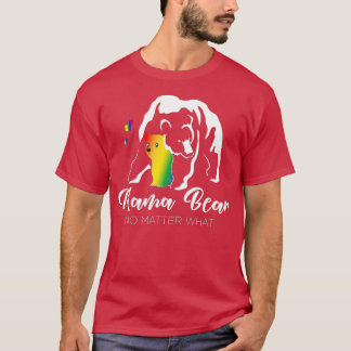 LGBTQ mam steunt LGBT Mama Pride Beer T-shirt