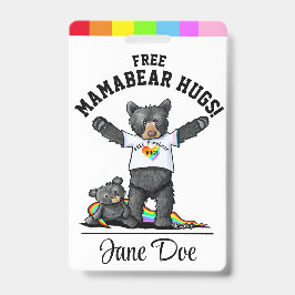 LGBTQ+ Mama Beer HUGS ID Badge
