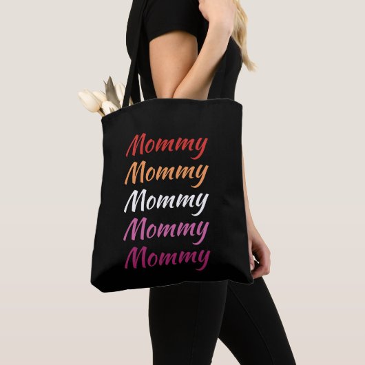 LGBTQ mama Lesbian Pride Mam Moederdag Tote Bag (Dichtbij)