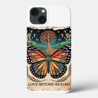 LGBTQ Maya Butterfly Art | Rainbow Pride Case-Mate iPhone Case