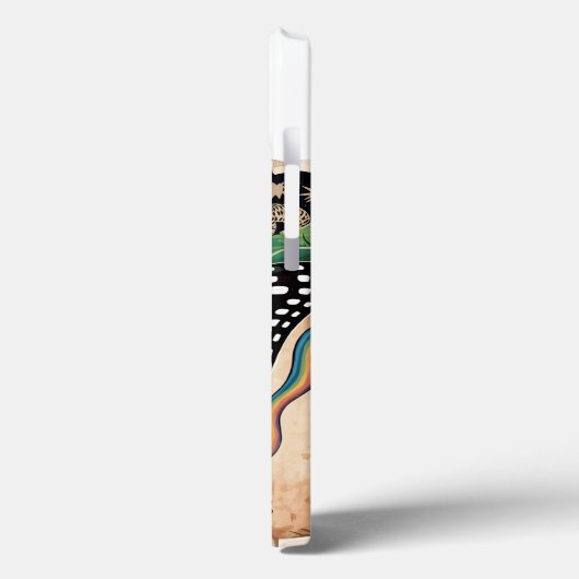 LGBTQ Maya Butterfly Art | Rainbow Pride Case-Mate iPhone Case (Achterkant / Links)