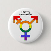 LGBTQ-mensen Ronde Button 5,7 Cm (Voorkant)