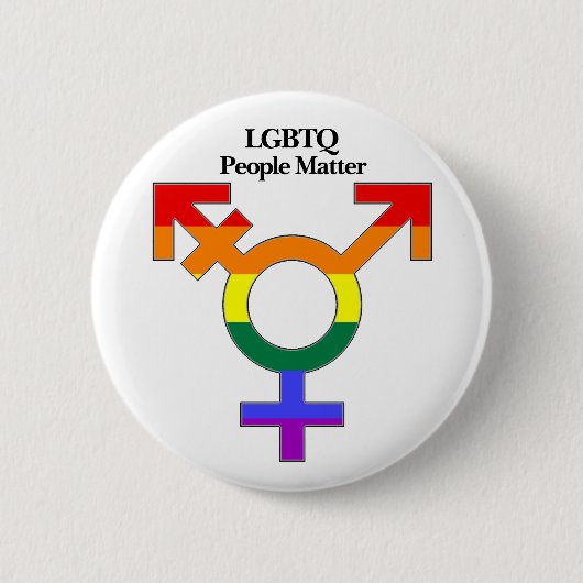 LGBTQ-mensen Ronde Button 5,7 Cm (Voorkant)