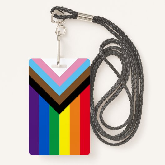 Lgbtq met inbegrip van de vlag van homopaar badge (Voorkant met draagriem)