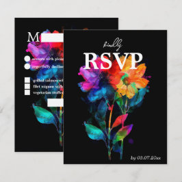 🌈 LGBTQ Met menu en QR-code Petals & Pride