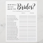 LGBTQ Modern 2-zijdig Vrijgezellenfeest spelletjes Flyer (Voorkant)