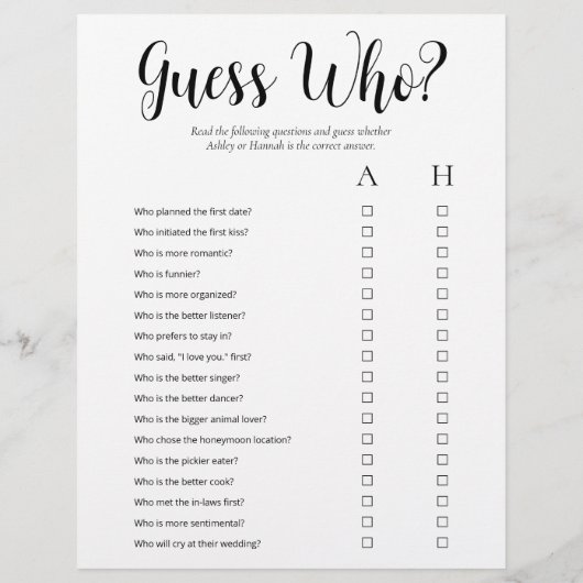 LGBTQ Modern 2-zijdig Vrijgezellenfeest spelletjes Flyer (Achterkant)