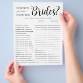 LGBTQ Modern 2-zijdig Vrijgezellenfeest spelletjes Flyer (Hand)