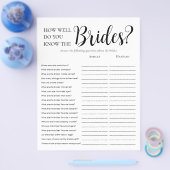 LGBTQ Modern 2-zijdig Vrijgezellenfeest spelletjes Flyer (Enkel)