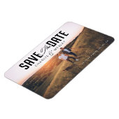 LGBTQ Modern sparen de Datum met Foto Magneet (Linkerzijde)