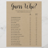 LGBTQ Moderne 2-zijdige Bruiloftsspelletjes Flyer (Achterkant)