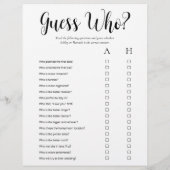 LGBTQ Moderne 2-zijdige Bruiloftsspelletjes Flyer (Achterkant)