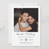 LGBTQ Moderne Foto Bewaar de Datum Save The Date (Voorkant)