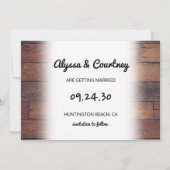 LGBTQ Moderne Fotocollage Flat Save The Date Kaart (Achterkant)