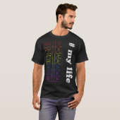 LGBTQ My Life Pride T-shirt (Voorkant volledig)