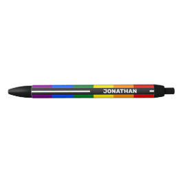 LGBTQ naam Gay Pride Flag Rainbow Blauwe Inkt Pen