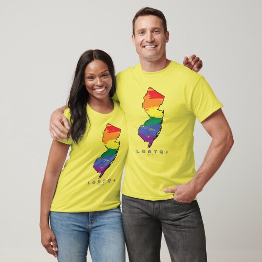 LGBTQ+ NJ Proud T-shirt (Unisex)