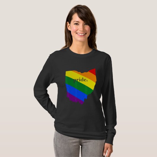 LGBTQ+ Ohio Pride T-shirt (Voorkant volledig)