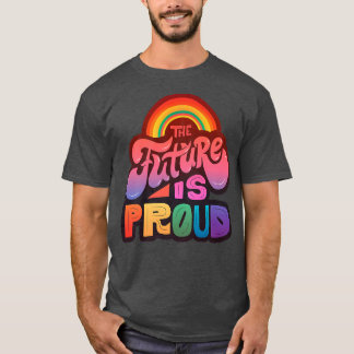 LGBTQ+-ondersteuning - De toekomst is Pride Premiu T-shirt