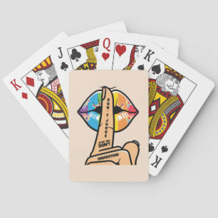 LGBTQ - Oordeel niet wat je niet begrijpt Pokerkaarten