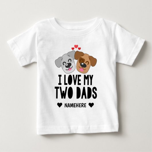 LGBTQ-ouders Ik hou van mijn 2 vaders (Voorkant)