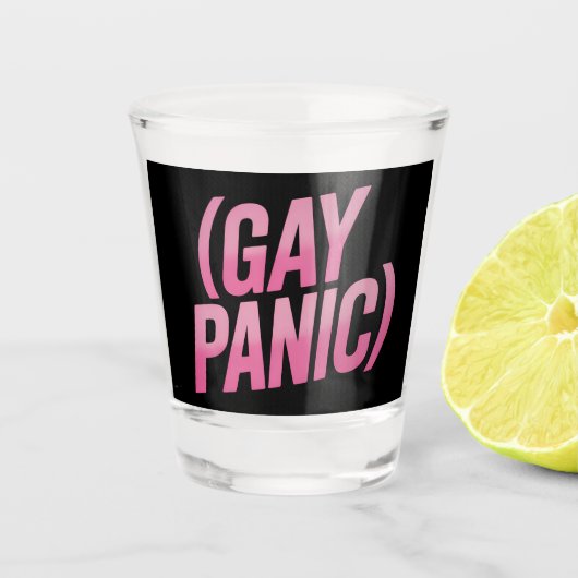 LGBTQ-paniek protest Pride Shot Glas (Voorkant)