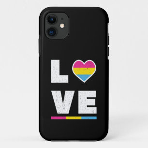 LGBTQ Pansexual Pride Flag Distress Grunge Love Case-Mate iPhone Case