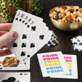 LGBTQ Pansexual Pride  Herhaalde tekst Pokerkaarten (Insitu)