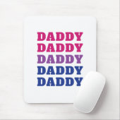 LGBTQ papa Bisexual Pride Dad Vaderdag Muismat (Met muis)