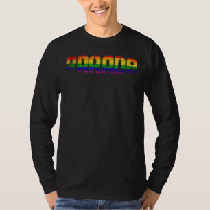 Lgbtq Parade Ally Dad Ma Boy Girl Rainbow T-shirt