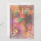 LGBTQ Party & Cocktail weekend Kaart (Achterkant)