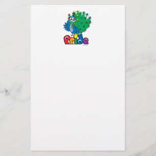 LGBTQ Peacock Briefpapier